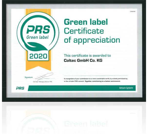 Green-Label-Zertifikat